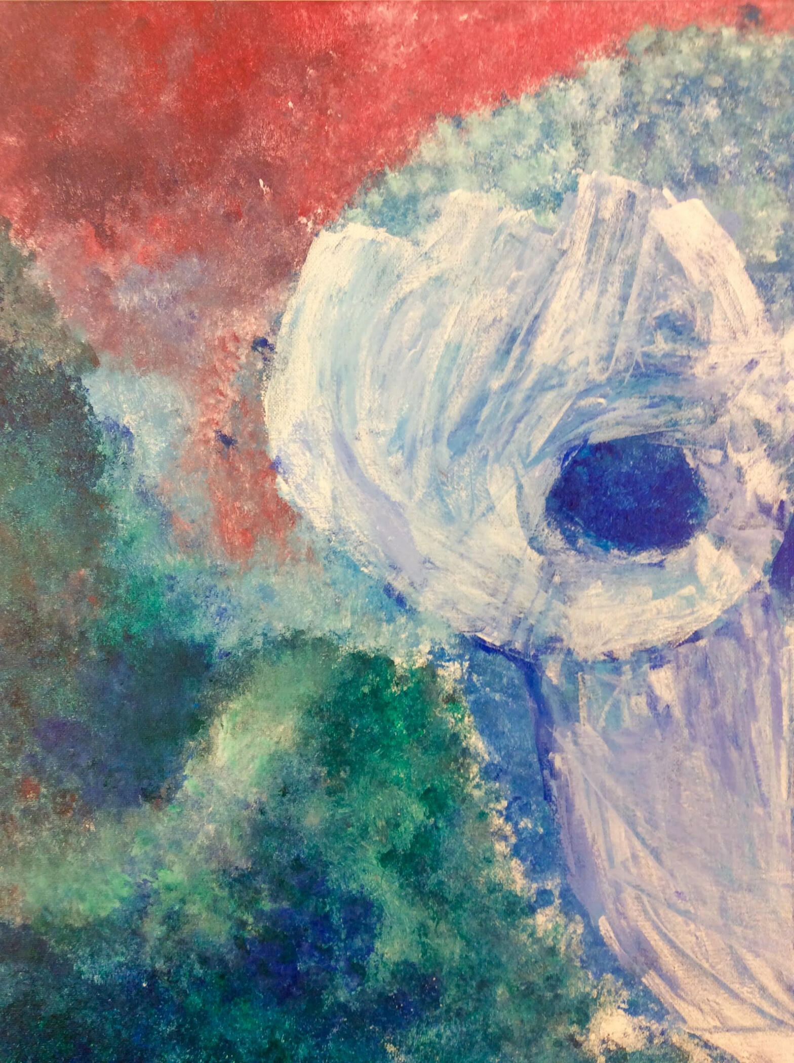 Abstract with a Sponge, 2019